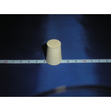 Пробка резиновая d=19 мм белая